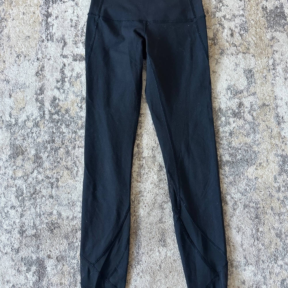 Lulu Lemon size 2 Black High-Waisted Leggings
